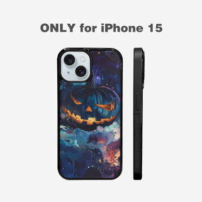 iPhone 15 Case — Eamless Repeating Pattern Of Overlapping Pumpkin, Personalized Phone Case