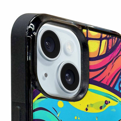 iPhone 15 Plus Case — Alien Ufo Cartoon, Custom Phone Case