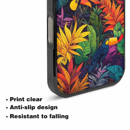 iPhone 16 Pro Max Case — Toucan Jungle Toucan Jungle Pattern Hundreds, Unique Phone Case Design