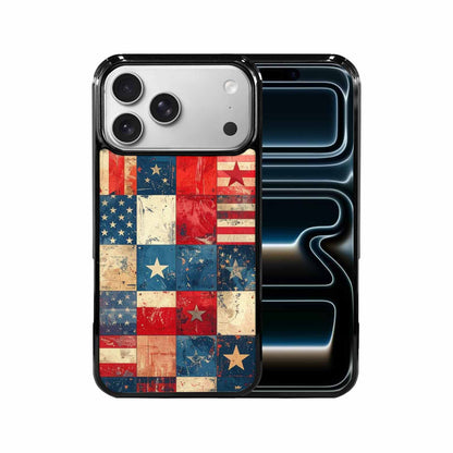 iPhone 17 Pro Max Case — Small American Flag Stars Galaxy Space, Custom Designed Case Cover