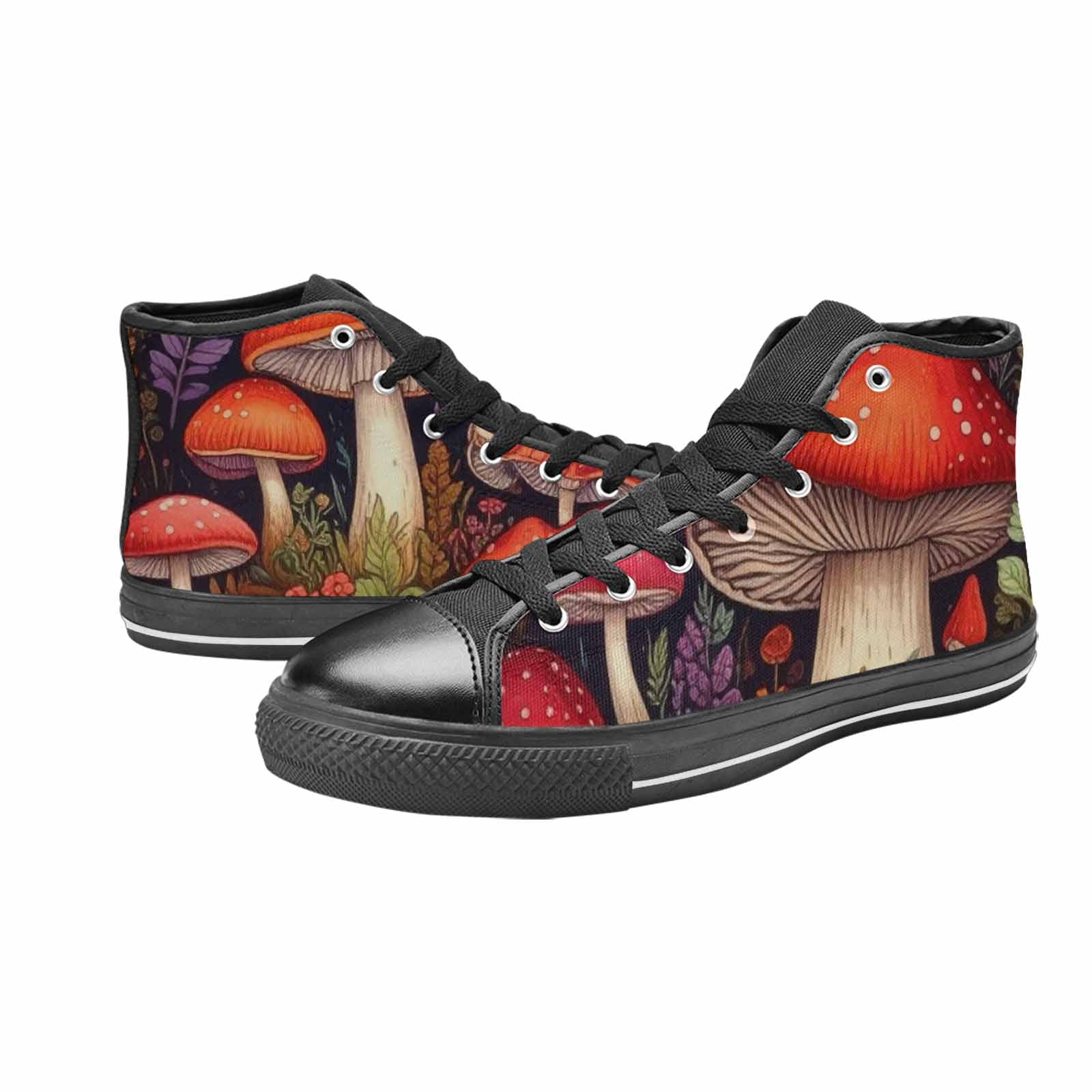 MEN'S Mushroom High Top Canvas Vivid Sneakers
