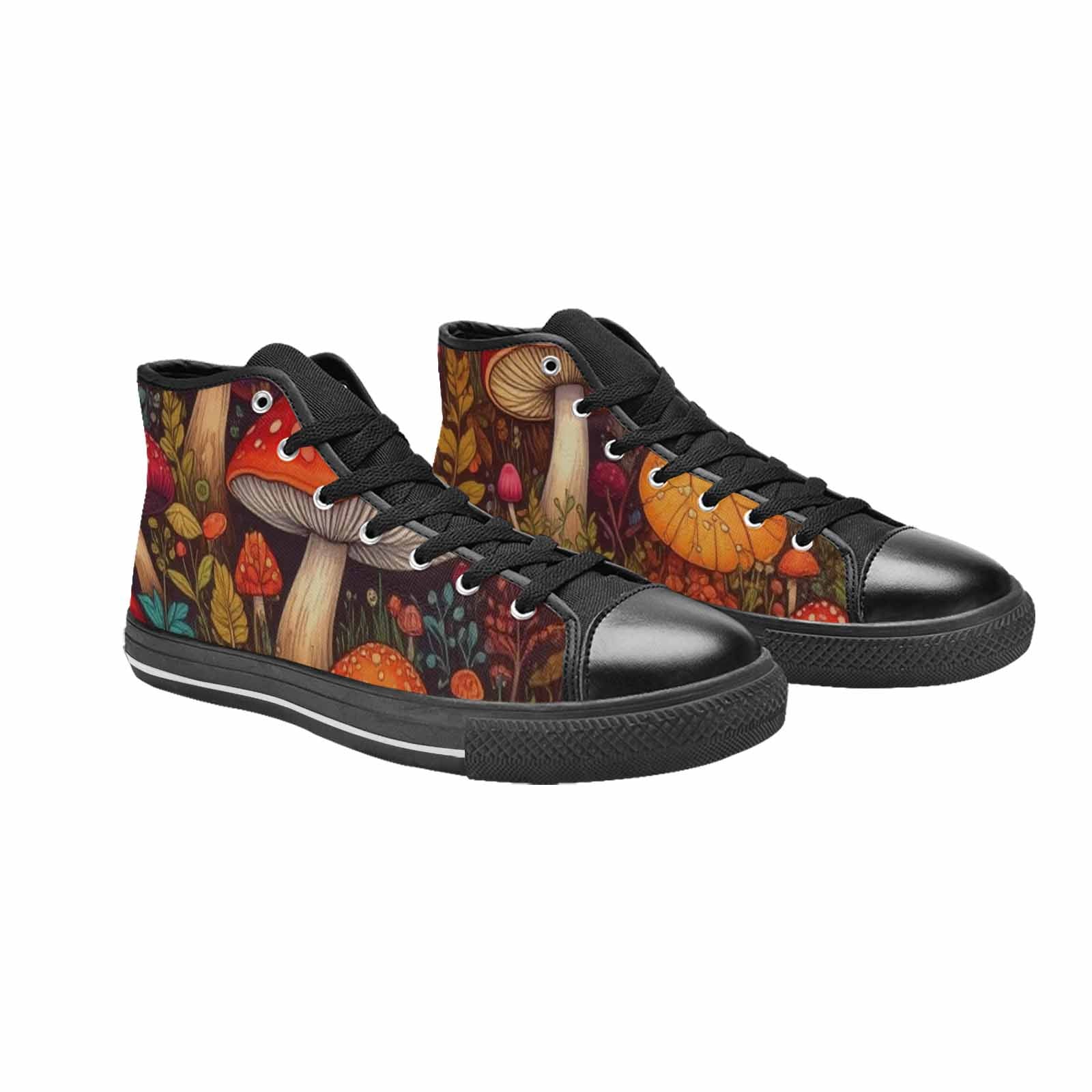 WOMEN'S Mushroom High Top Canvas Cottagecore Shoes
