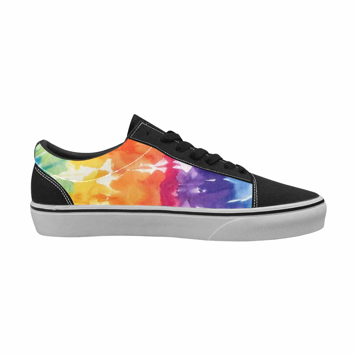 WOMEN'S Tie Dye Swirl Canvas Lace-Up Dreamcore Shoes