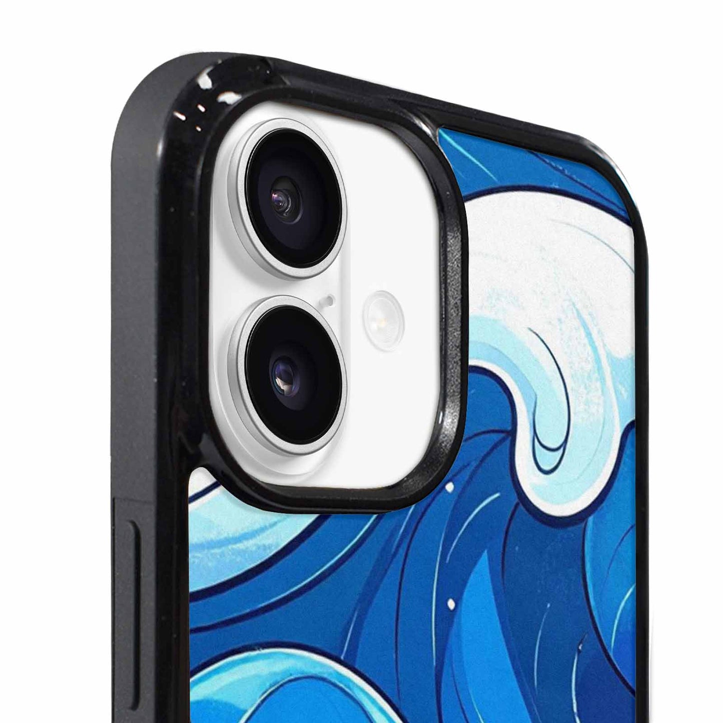 iPhone 17 Case — Glossy Winter Wave Cartoon Cute, Personalized Phone Case