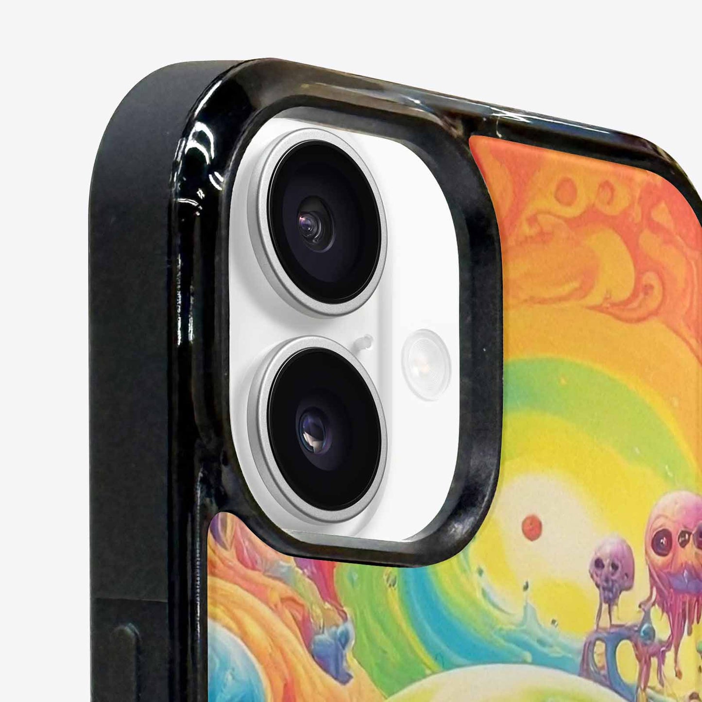 iPhone 16 Plus Case — Aliens Tie Dyemelting Aliens P, Custom Designed Case Cover