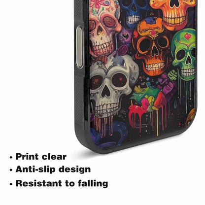 iPhone 16 Pro Max Case — Skulls General Skulls Pattern, Custom Made Phone Cover