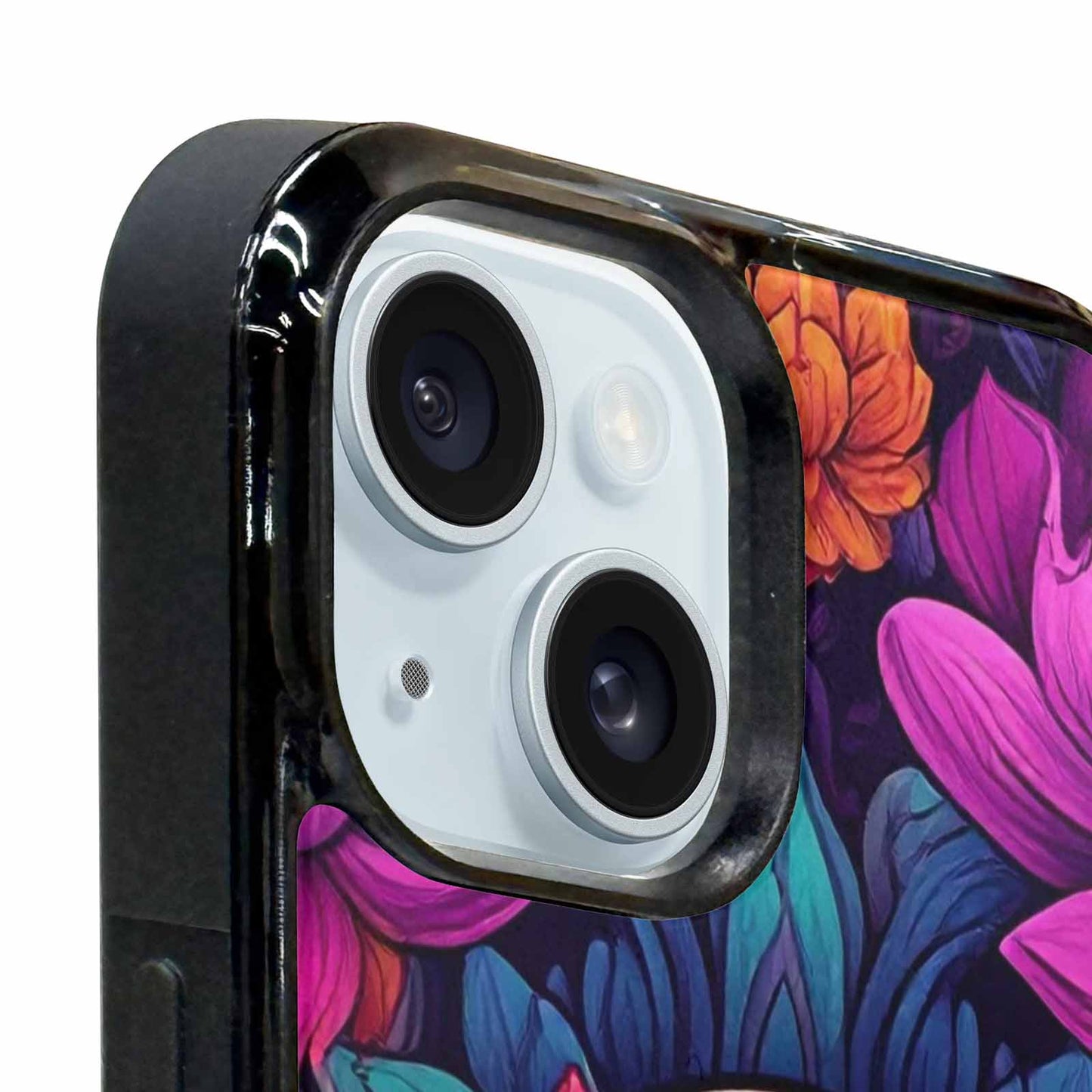 iPhone 15 Plus Case — Lotus Many Hundreds Of Skulls Art, Original Design Phone Case