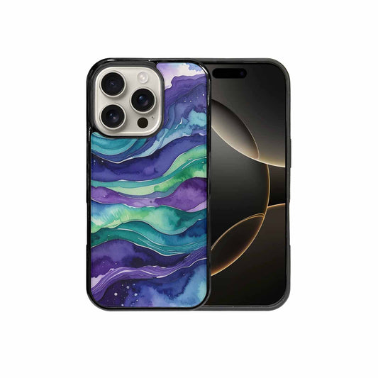 iPhone 16 Pro Case — Galaxy Aurora Nebula, Custom Print Case Cover