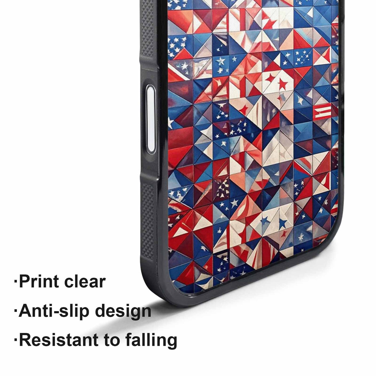 iPhone 17 Pro Case — Small American Flag Stars And Galaxy, Custom Art Phone Cover