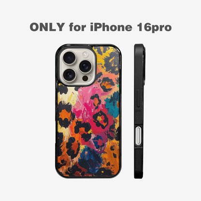 iPhone 16 Pro Case — Full Color Vibrant Animal Print Animal, Original Design Phone Case