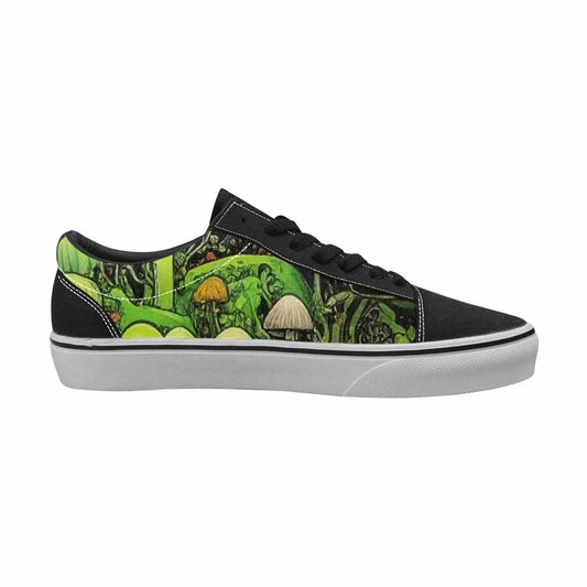 MEN'S Rainbow Drip Mushrooms Lace-Up Canvas Surreal Shoes