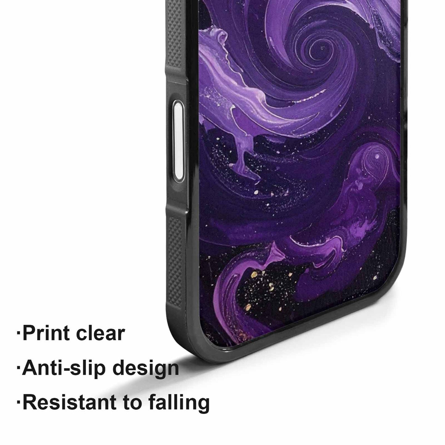 iPhone 17 Case — Seamless Repeating Pattern Of Galaxy Space, Custom Phone Case