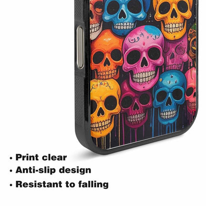 iPhone 15 Pro Max Case — Skulls General Skulls Pattern, Customized Protective Case