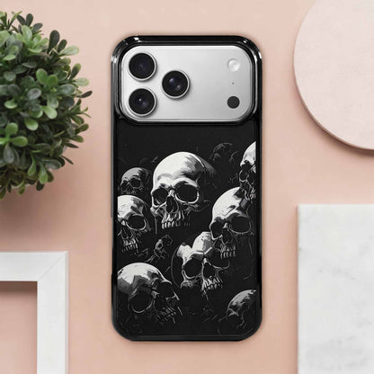iPhone 17 Pro Max Case — Skull Dark Art Gothic Print Gothic, Custom Phone Case