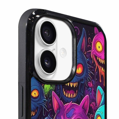 iPhone 17 Case — Mixed Toxic Glow Creature Cartoon Cute, Custom Designed Case Cover