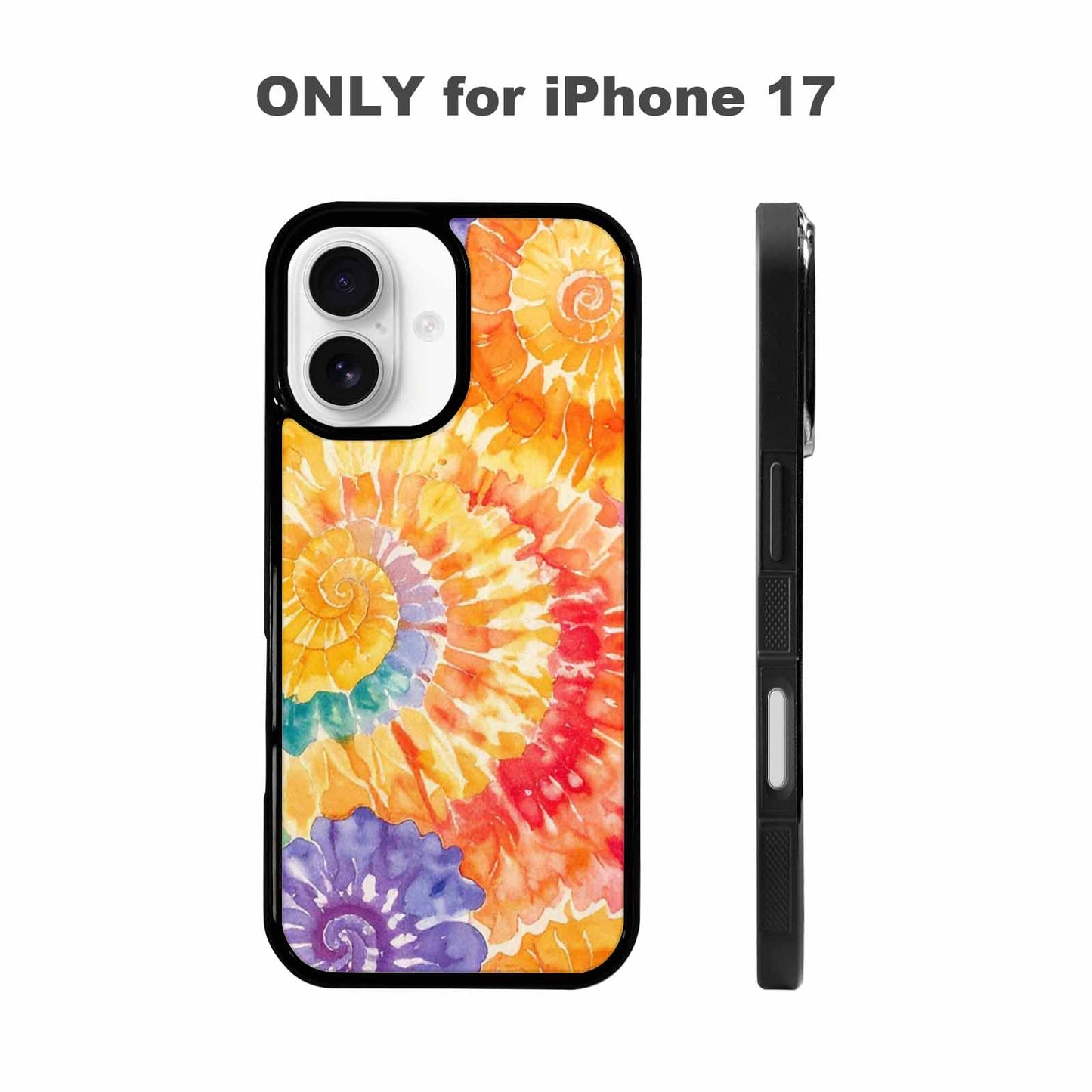 iPhone 17 Case — Small Tie Dye Swirl Tie Dye, Original Design Phone Case