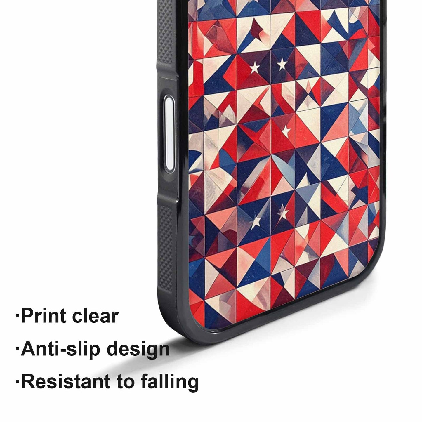iPhone 17 Air Case — Small American Flag Stars And Galaxy, Custom Made Phone Cover