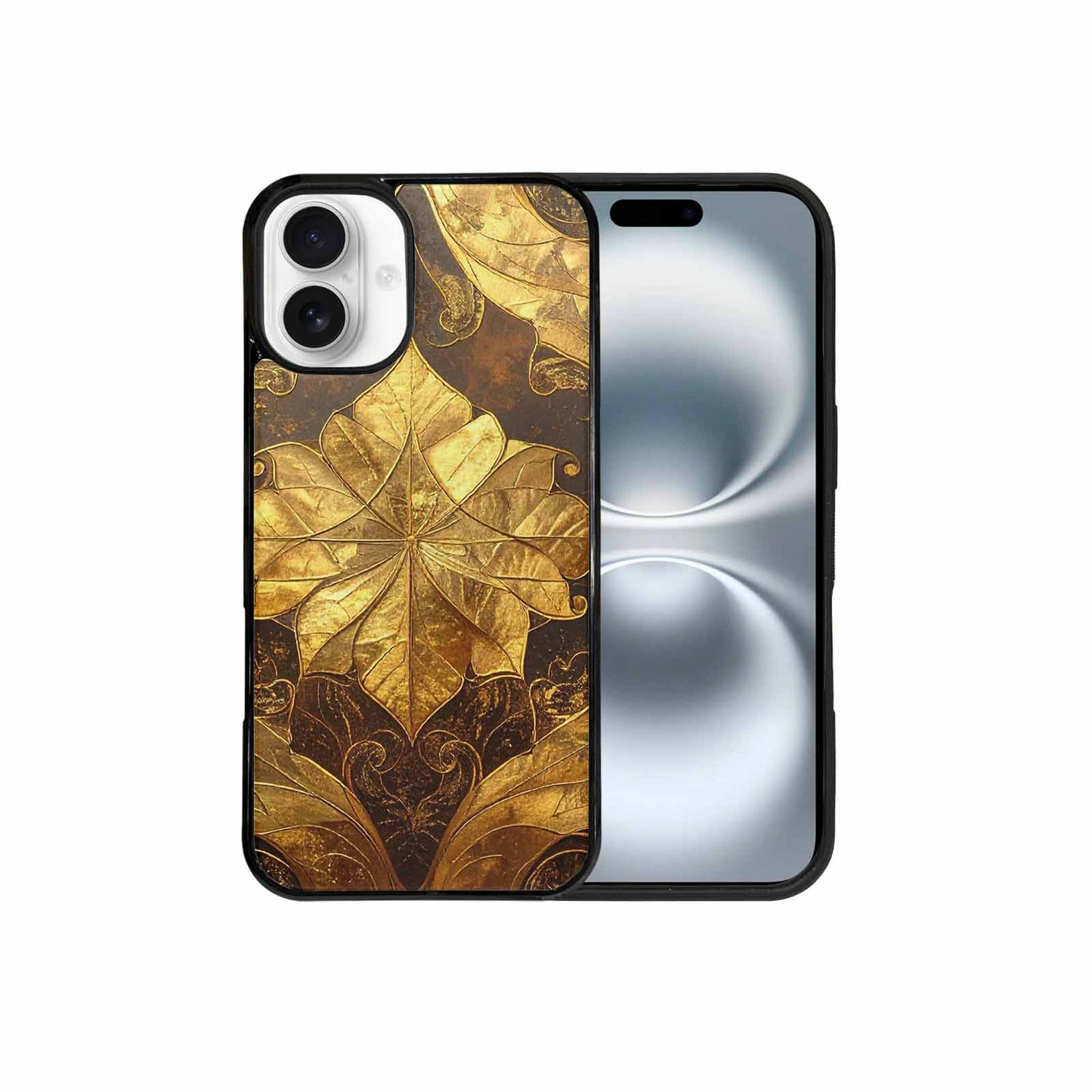 iPhone 16 Plus Case — Klimt Gold Leaf Artwork Pattern, Original Design Phone Case