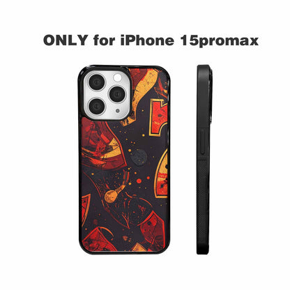 iPhone 15 Pro Max Case — Dice And Casino Pattern Seamless Repeat, Original Design Phone Case