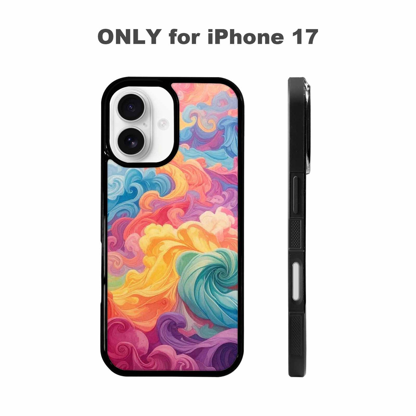 iPhone 17 Case — Tie Dye Swirls Tie Dye, Custom Made Phone Cover