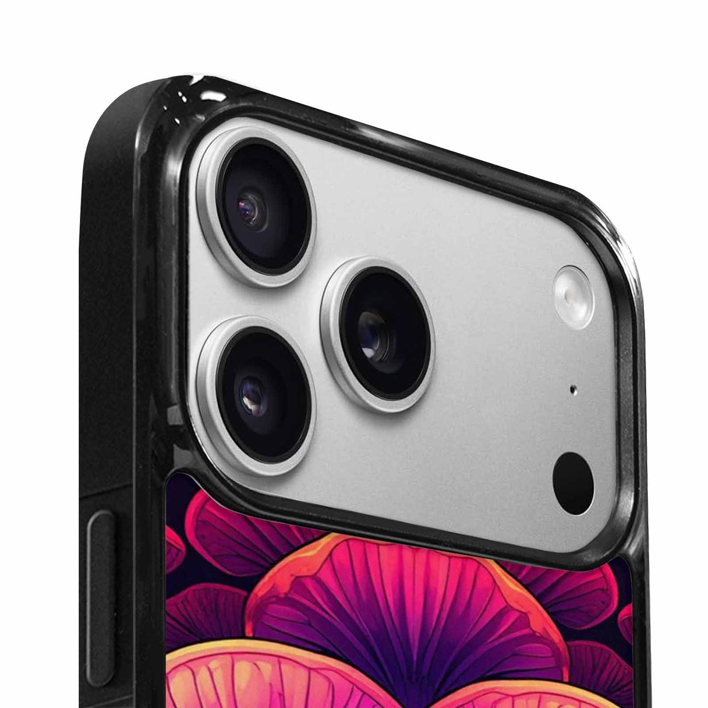 iPhone 17 Pro Case — Psychedelic Mushroom Cartoon Pattern Cartoon Cute, Custom Print Case Cover