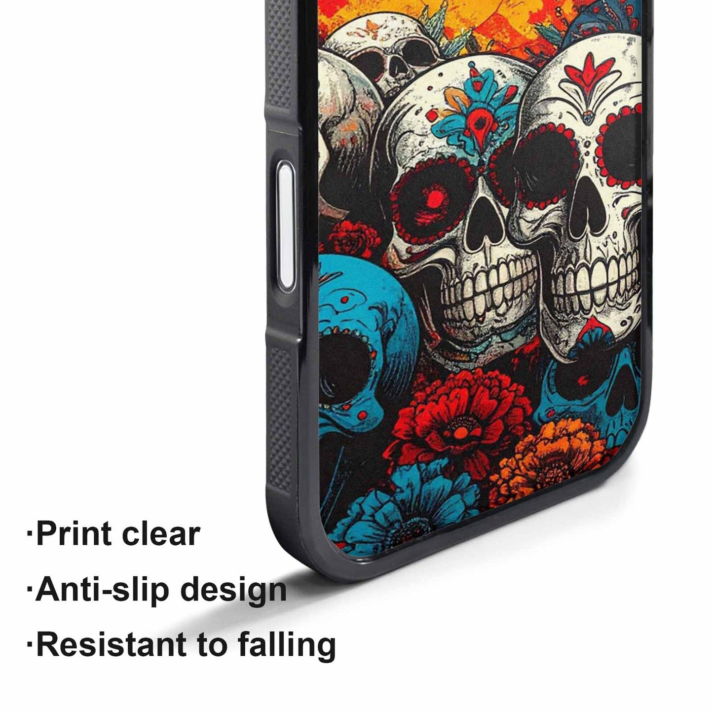 iPhone 17 Pro Max Case — Skull Dark Art Gothic Print Gothic, Custom Printed Phone Case
