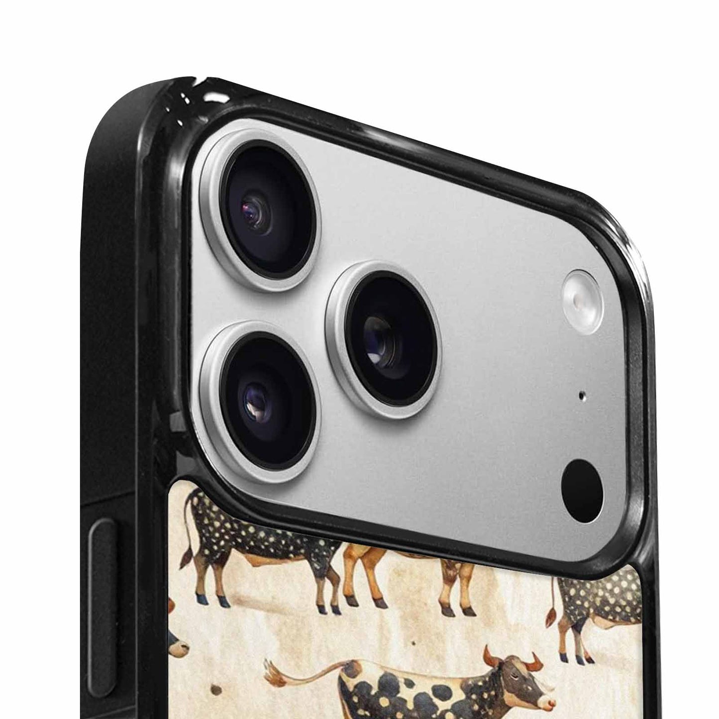 iPhone 17 Pro Max Case — Small Cow Animal Print Animal Print, Custom Made Phone Cover