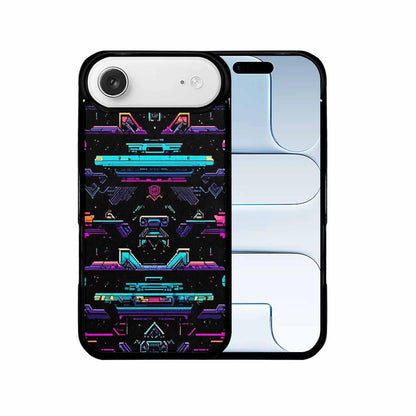 iPhone 17 Air Case — Retro Pixel Art Pattern Bit Retro, Customized Protective Case