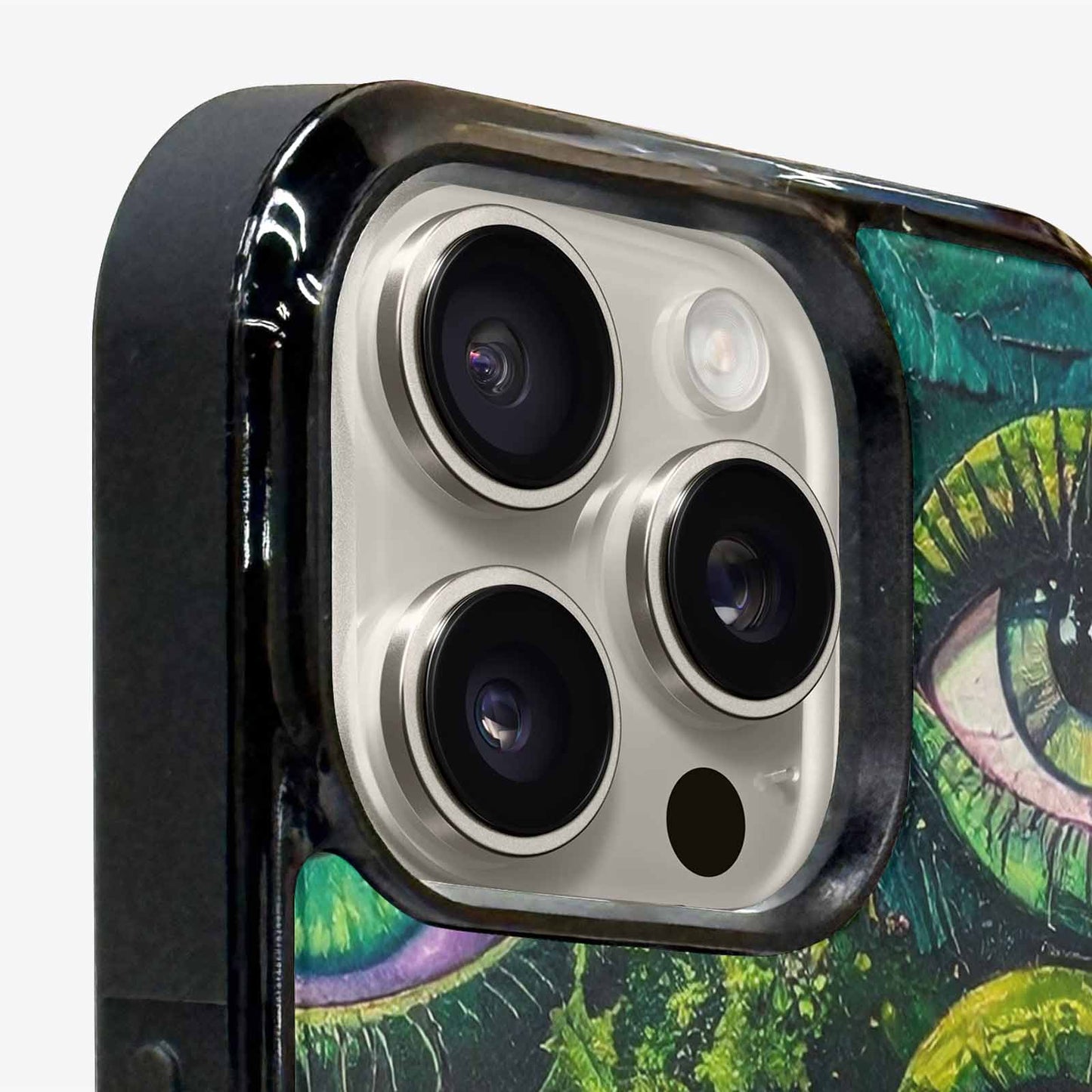 iPhone 15 Pro Max Case — Reptile Eye Cartoon, Personalized Phone Case