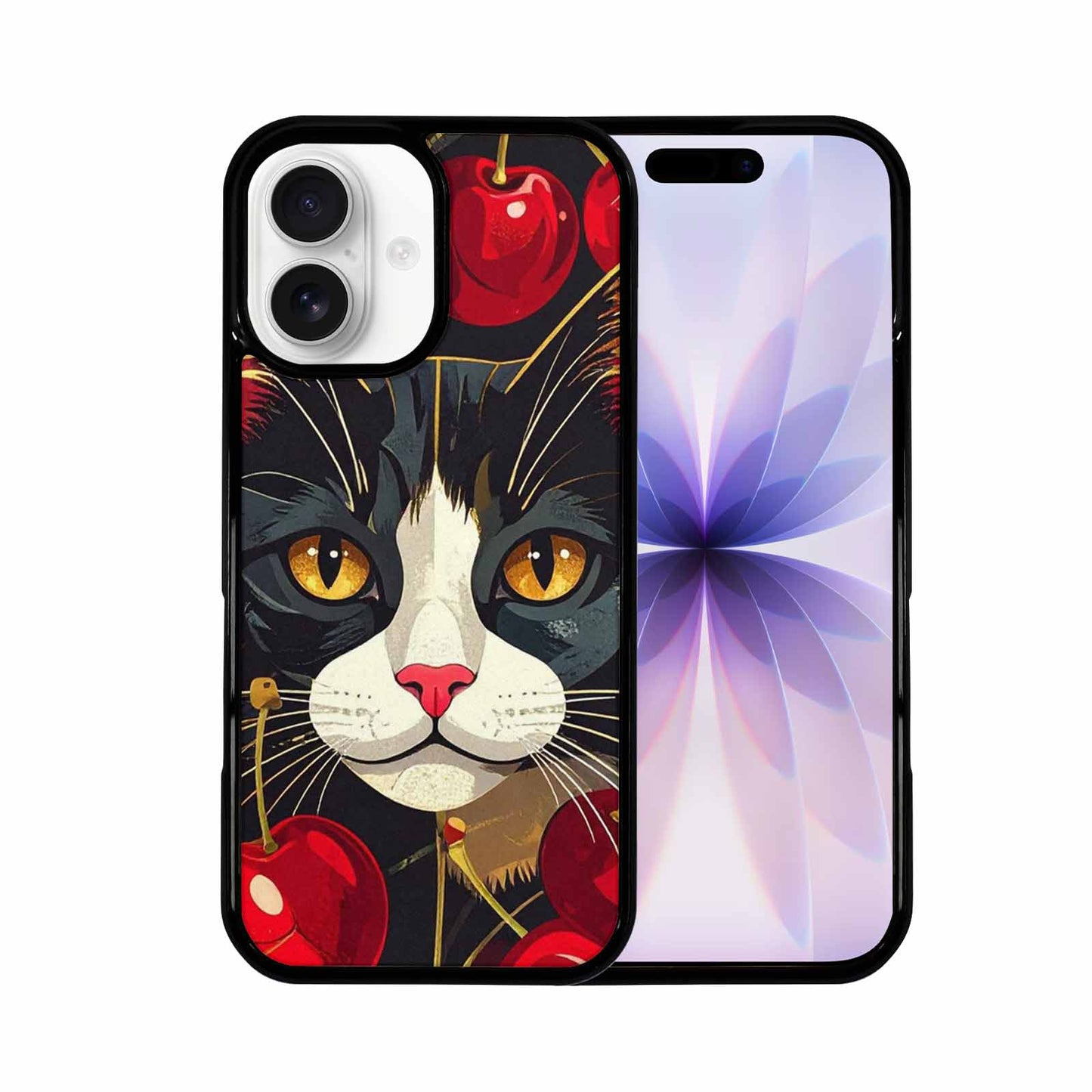 iPhone 17 Case — Retro Cherry Cat Retro Vintage, Custom Designed Case Cover