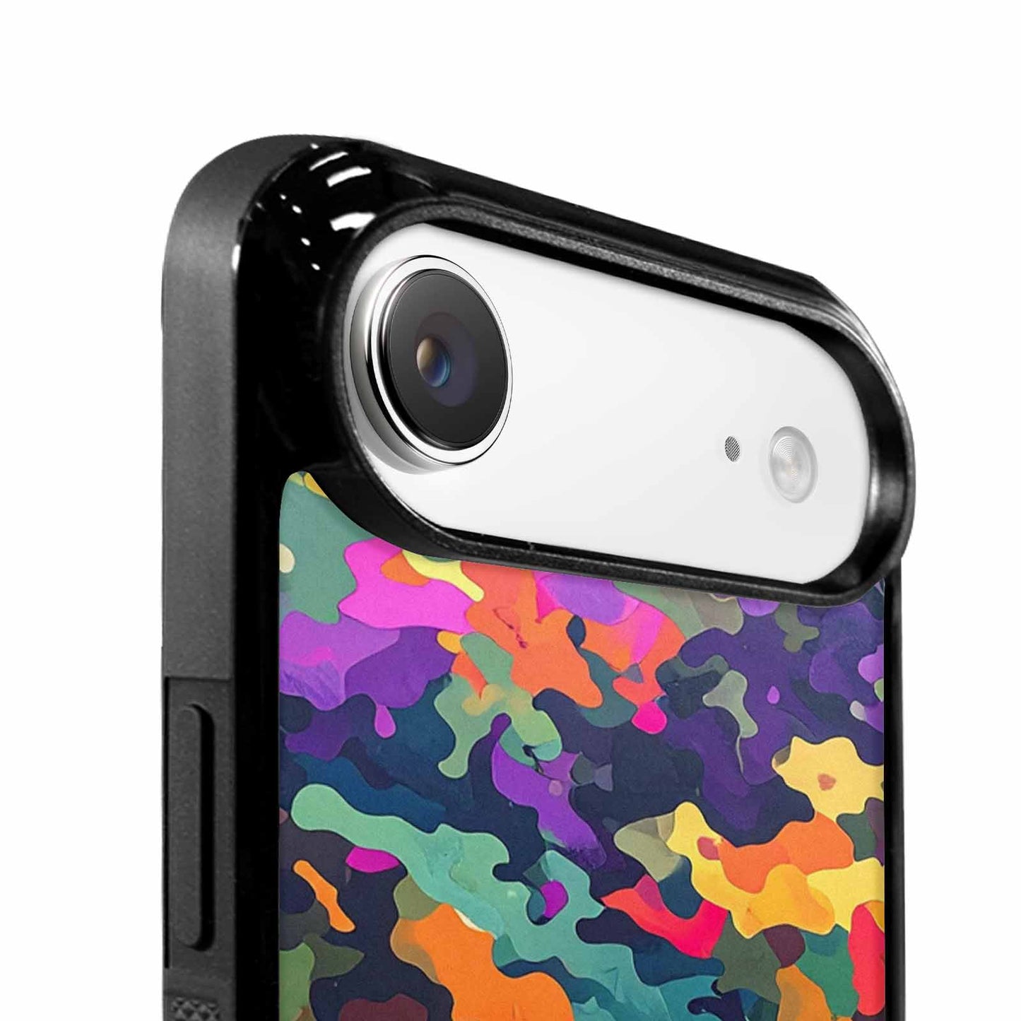 iPhone 17 Air Case — Small Military Camouflage Blotch Pattern Camo, Custom Printed Phone Case