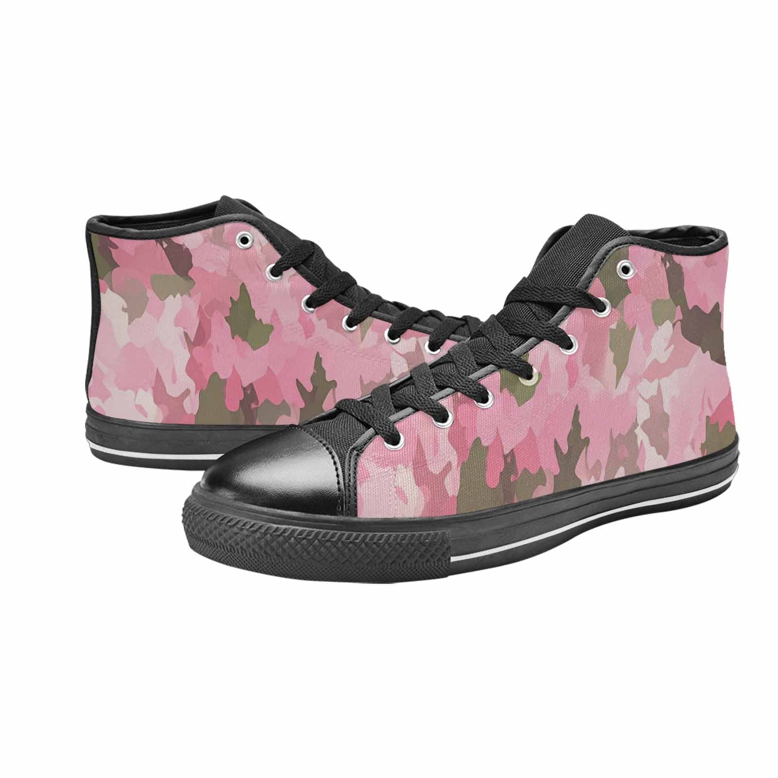 WOMEN'S Military Camouflage Blotch High Top Canvas Y2K Shoes