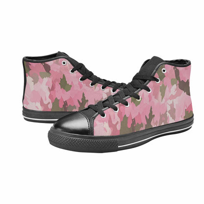WOMEN'S Military Camouflage Blotch High Top Canvas Y2K Shoes