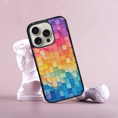 iPhone 16 Pro Case — Color Gradient Fade Pattern Hundreds Of, Custom Print Case Cover