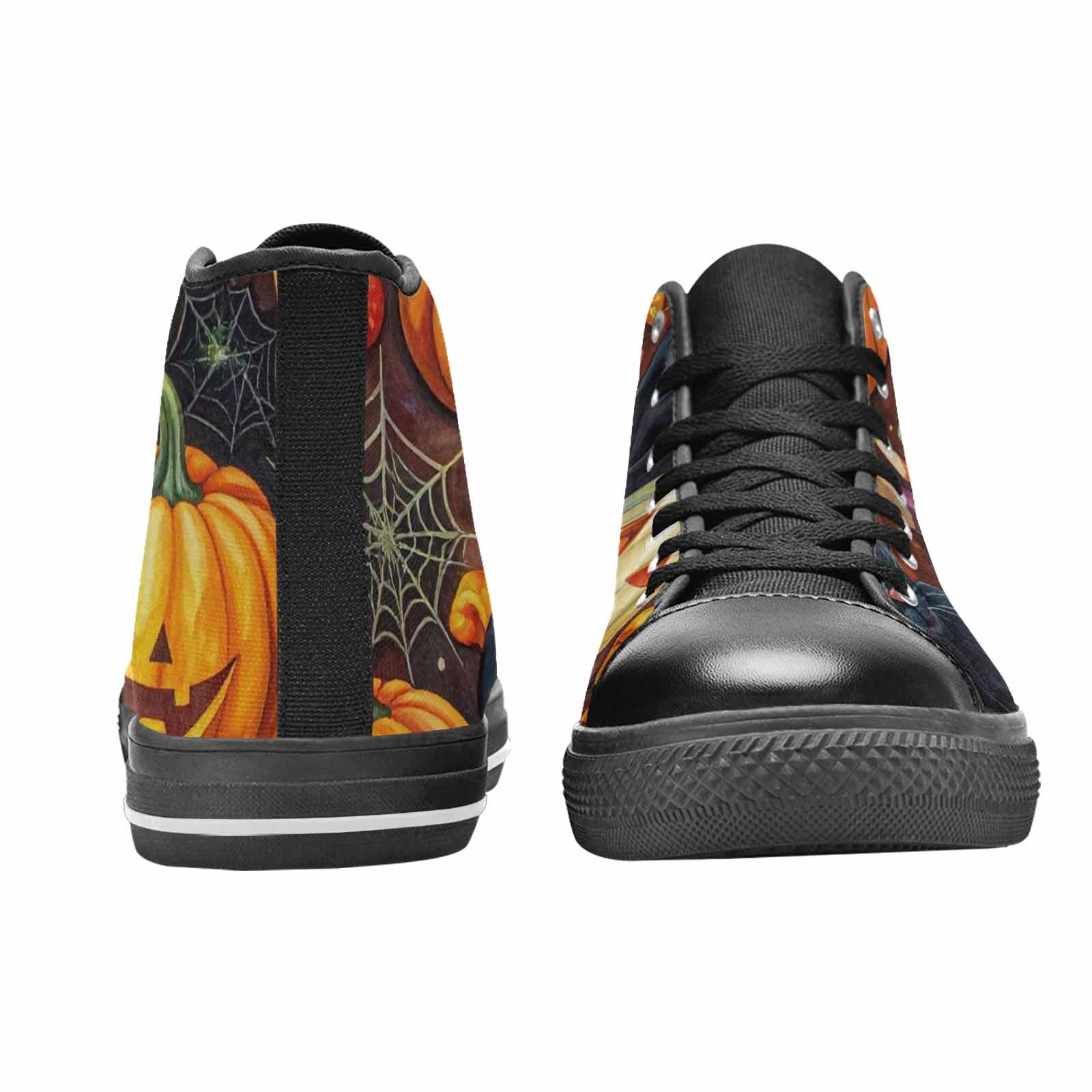 MEN'S Halloween High Top Canvas Surreal Custom Sneakers