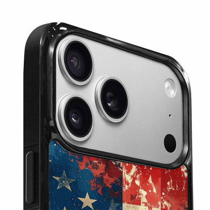 iPhone 17 Pro Case — Small American Flag Stars And Galaxy, Personalized Phone Case