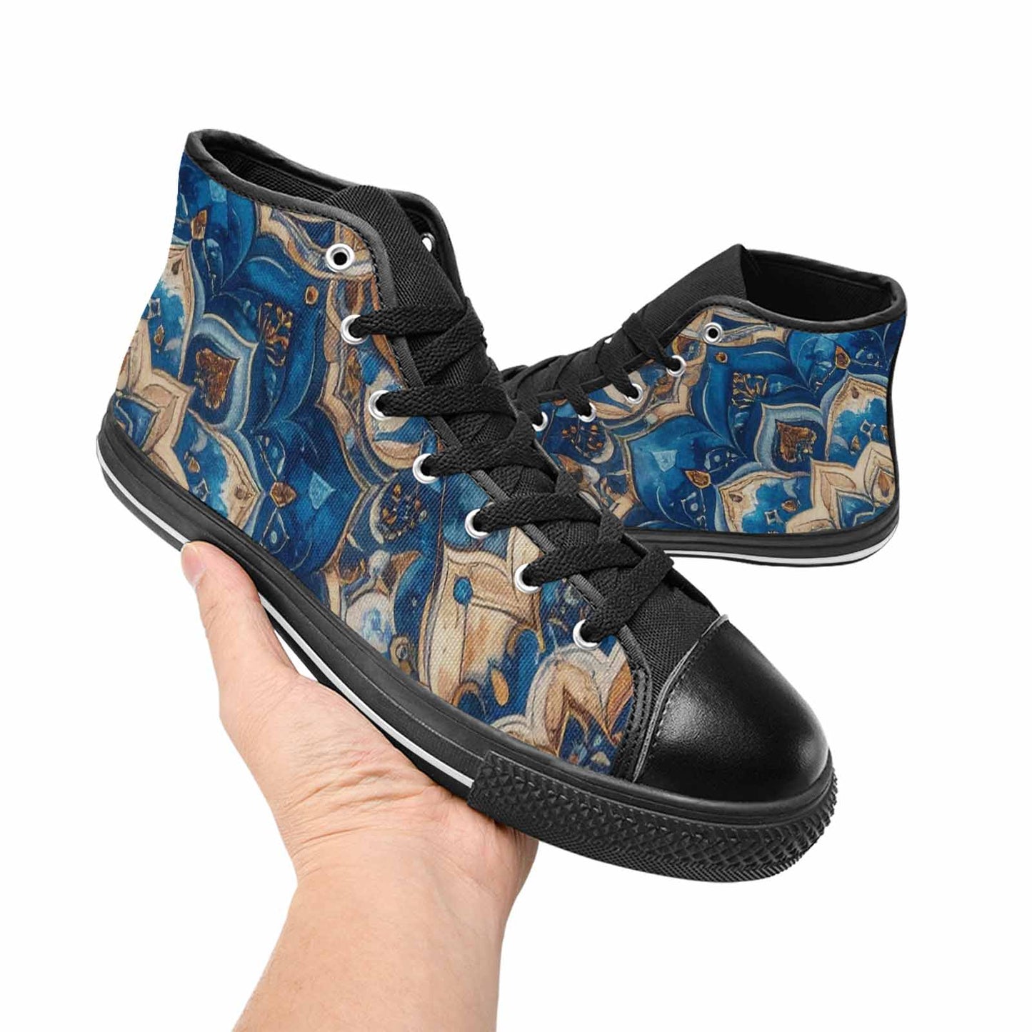 MEN'S Mandala High Top Canvas Grunge Shoes