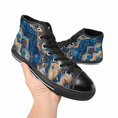 MEN'S Mandala High Top Canvas Grunge Shoes