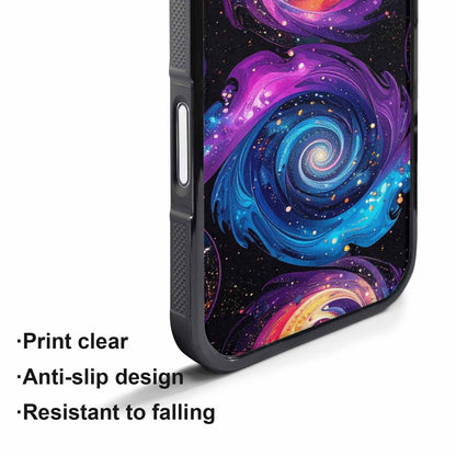 iPhone 17 Pro Max Case — Rose Galaxy Art Seamless Galaxy Space, Custom Designed Case Cover