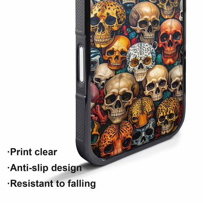 iPhone 17 Pro Case — Skulls Animal Printskulls Patt Pvm Gothic, Custom Made Phone Cover