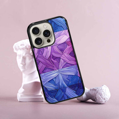iPhone 16 Pro Case — Bisexual Flag Color Theme Small Rainbow, Custom Printed Phone Case
