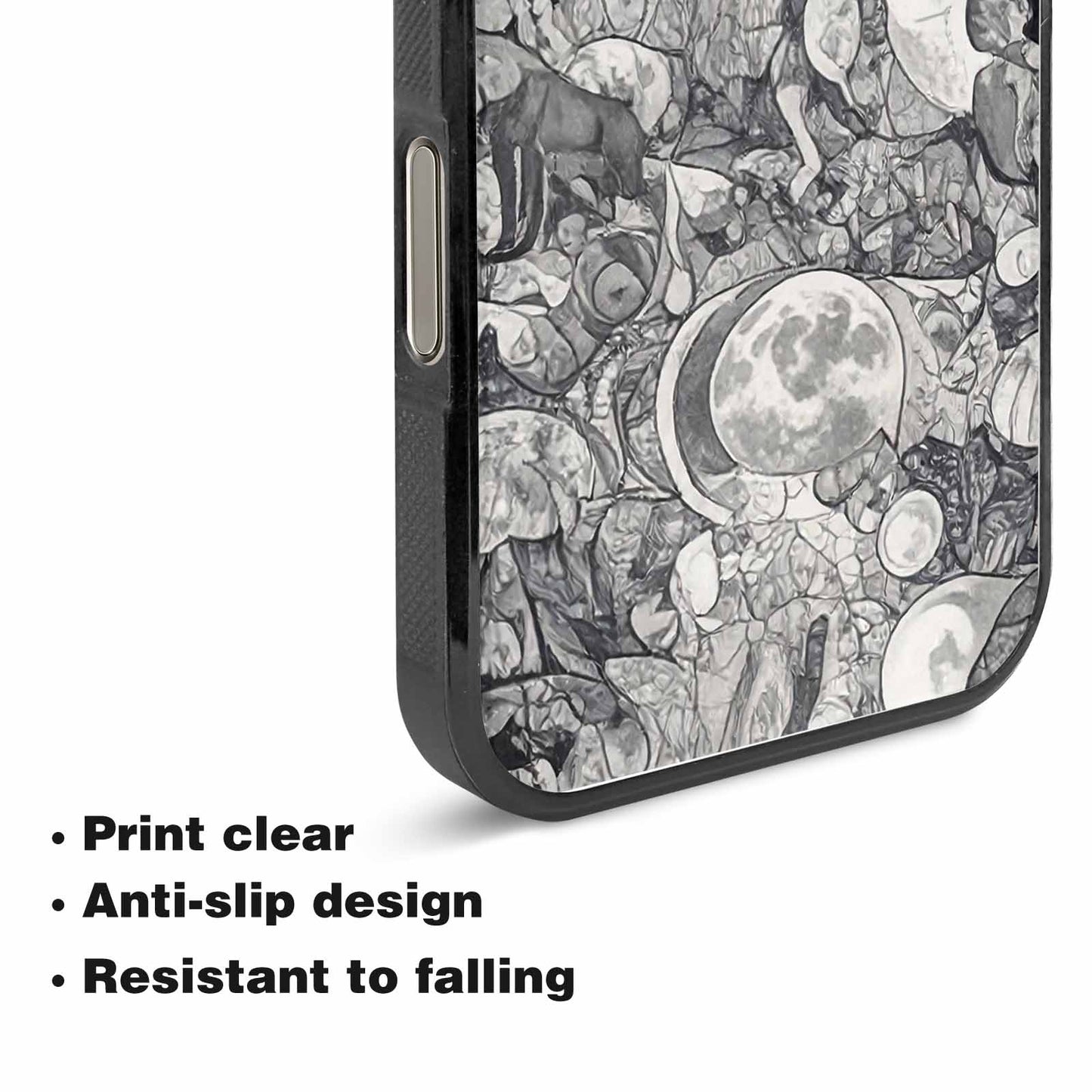 iPhone 15 Pro Max Case — Wolves Everywhere Collage Overlap Small Wolf, Custom Art Phone Cover