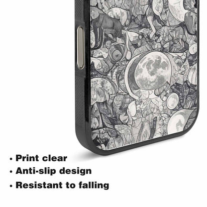 iPhone 15 Pro Max Case — Wolves Everywhere Collage Overlap Small Wolf, Custom Art Phone Cover