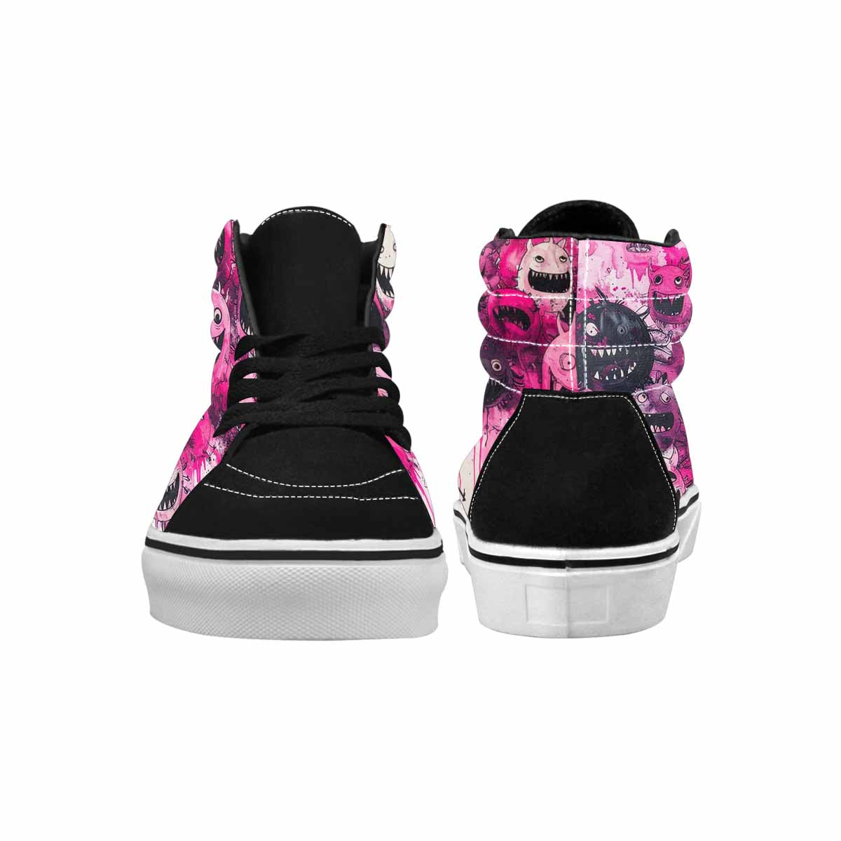 MEN'S Monsters (general) High Top Canvas Neon Fantasy Shoes