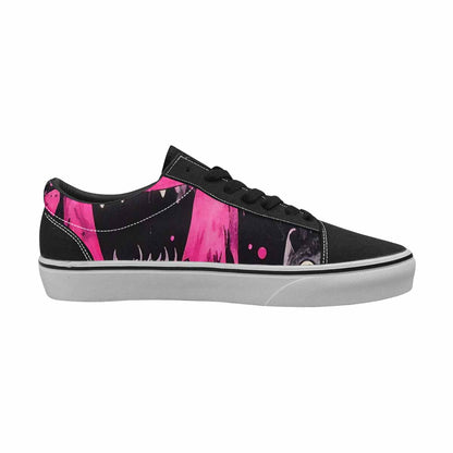 WOMEN'S Monsters (general) Lace-Up Canvas Dark Academia Sneakers