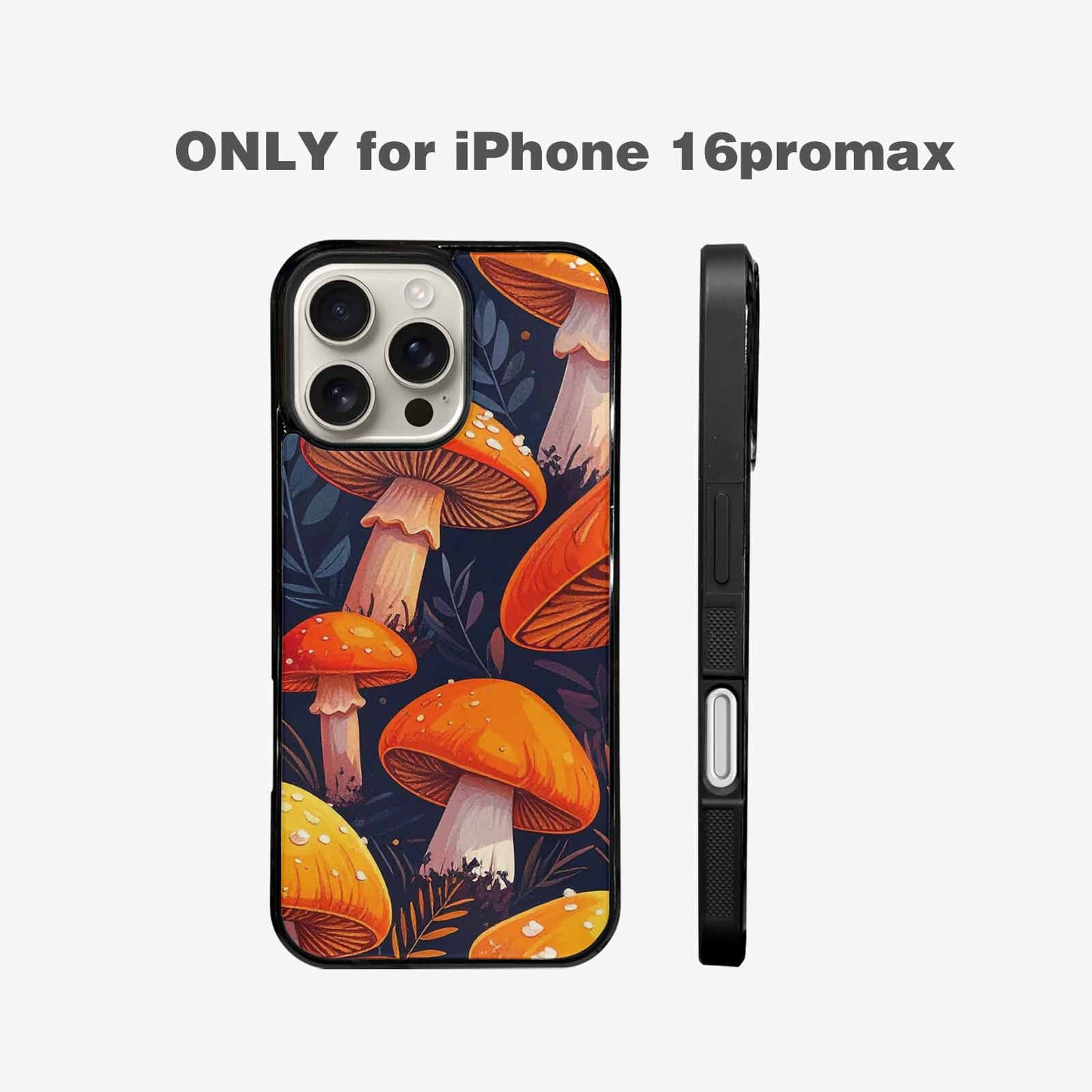 iPhone 16 Pro Max Case — Bold Autumn Mushroom Bold Autumn Mushroom, Original Design Phone Case