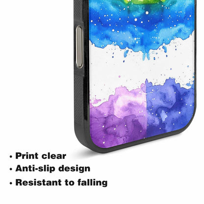 iPhone 16 Pro Max Case — Watercolor Splash Abstract Pattern Seamless Repeat, Custom Designed Case Cover