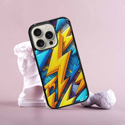 iPhone 16 Pro Case — Lightning Bolt Storm Pattern Hundreds Of, Customized Protective Case