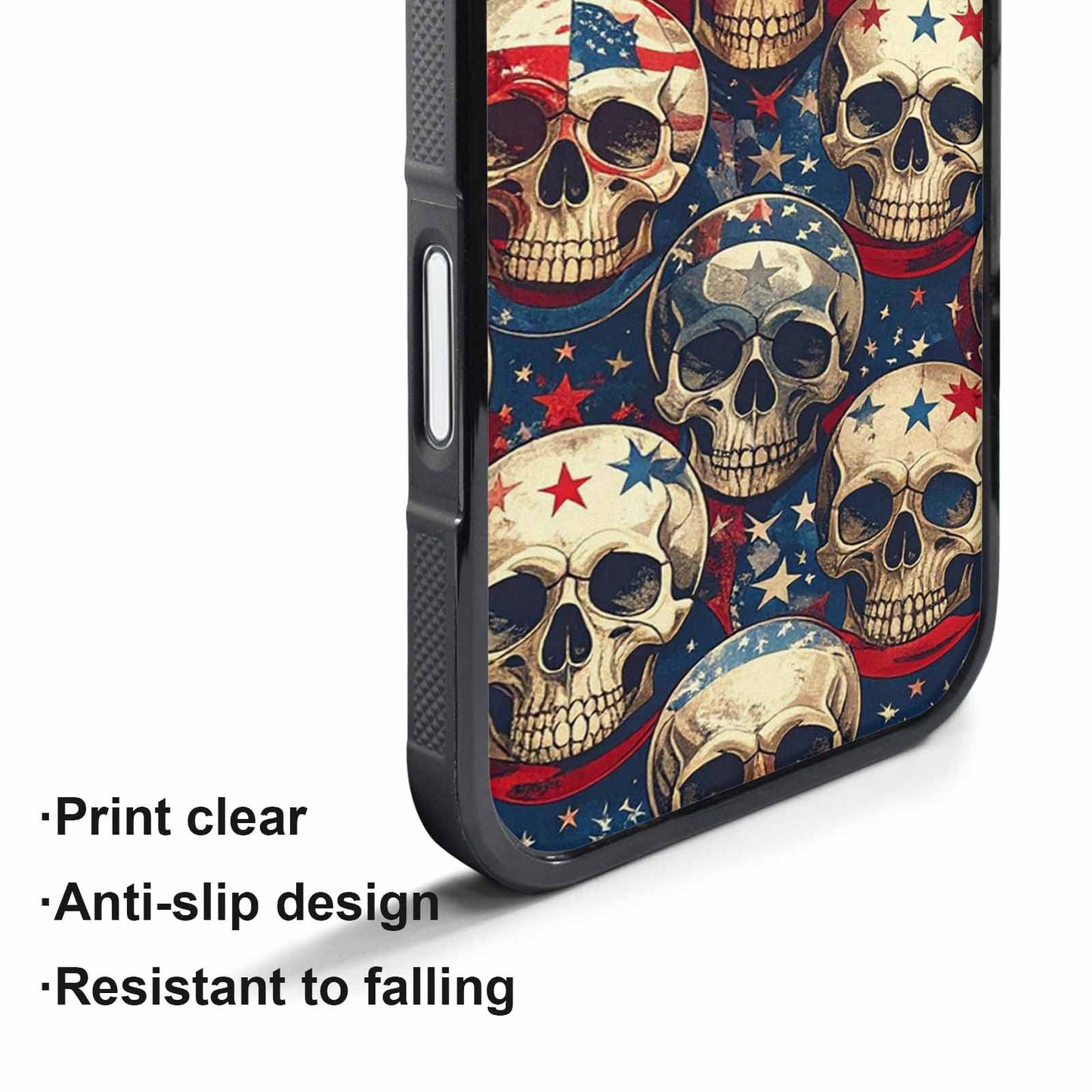 iPhone 17 Pro Case — Skull Dark Art Gothic Print Gothic, Unique Phone Case Design