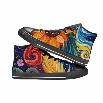 WOMEN'S Blend All Versions High Top Canvas Cottagecore Shoes